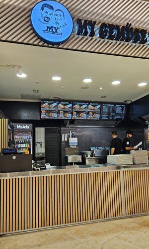 Counter at My Gemüse Döner in Dusseldorf