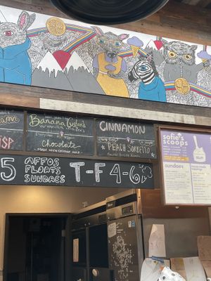 Menu  at Sofie's Scoops Gelateria in Olympia