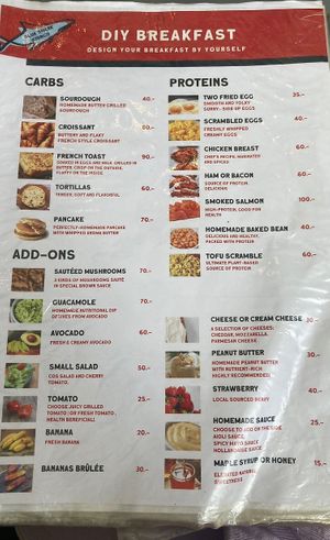   at Blue Shark Brunch in Koh Tao