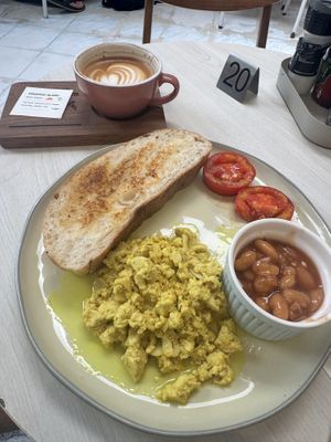   at Blue Shark Brunch in Koh Tao