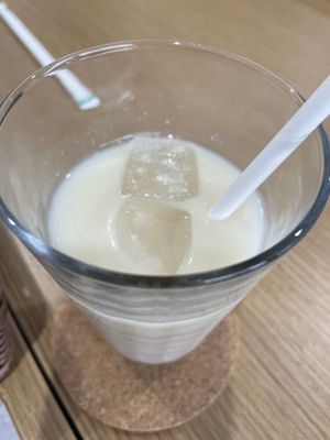 Amazake soymilk  at Hachidori Table - ハチドリTable in Kyoto