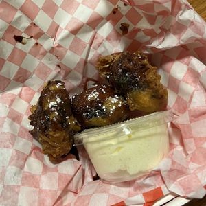 deep fried mint oreos  at Val's Vegan Kitchen in San Diego