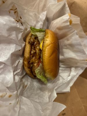 Chicken sandwich   at Val's Vegan Kitchen in San Diego