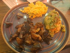 Make your own breakfast at Clean Hearts Cafe in London