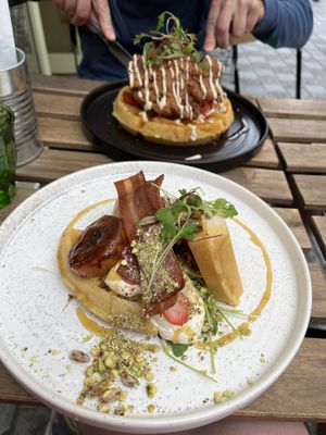 Vegan James, Jules & the giant peach  at Utter Waffle - Balham in South West London