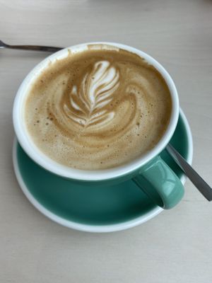 Big cappuccino with oat drink at Goodies Berlin - Globetrotter - Maybe closed in Berlin