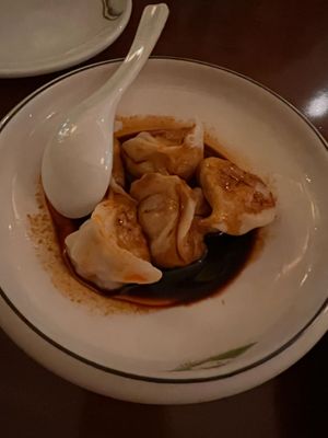 Chengdu vegetable dumplings (#8) at Tofu Vegan - Charlotte in London