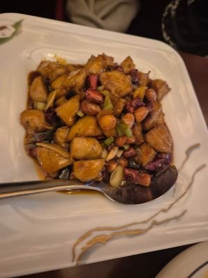 Kung pao at Tofu Vegan - Charlotte in London