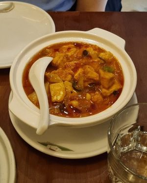 Kimchi chick'n & tofu stew at Tofu Vegan - Charlotte in London