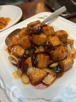 Gong Bao tofu   at Tofu Vegan - Charlotte in London