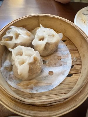 Mushroom and tofu bao  at Tofu Vegan - Charlotte in London