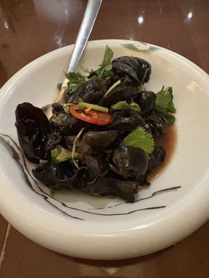 Cloud ear fungus- spicy and cold  at Tofu Vegan - Charlotte in London