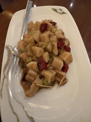 Lotus cubes  at Tofu Vegan - Charlotte in London