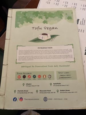   at Tofu Vegan - Charlotte in London