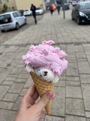 Ice cream at Ishuset Brokmans  at Brokmans Ishuset in Lemvig