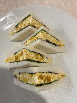 Vegan Egg Salad Sandwiches  at MERCY Vegan Factory - Kyoto Station in Kyoto