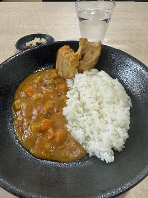 Vegan curry  at MERCY Vegan Factory - Kyoto Station in Kyoto