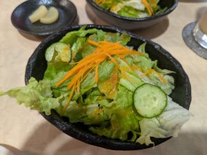 Side salad that came with the curry at MERCY Vegan Factory - Kyoto Station in Kyoto
