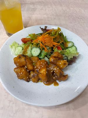 Fried Cauliflower at MERCY Vegan Factory - Kyoto Station in Kyoto