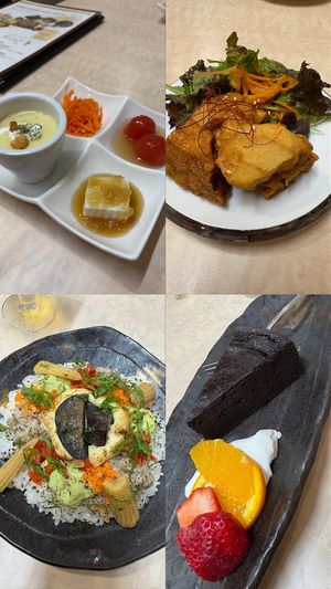 Grilled sushi course  at MERCY Vegan Factory - Kyoto Station in Kyoto
