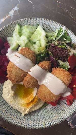 Falafel  at Cafe Zone in Istanbul