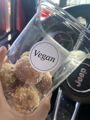 My BFF surprised me by getting me these Vegan Donut Holes ($4.49 for 4oz)  at Whole Foods Market in Fremont