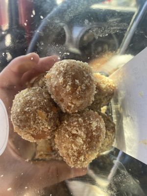 Vegan Crumb Donut Holes (Close-Up) 😛  at Whole Foods Market in Fremont