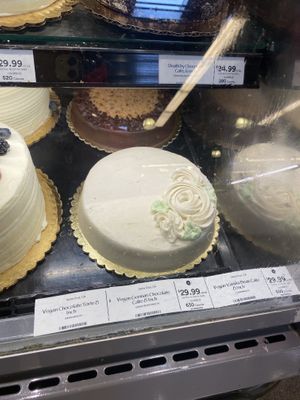 Vegan Cake Offerings in Bakery - Recommend Them 💗  at Whole Foods Market in Fremont