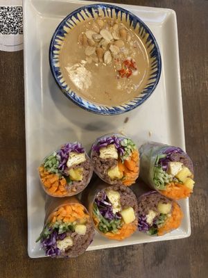 Salad rolls   at Everyday Vegan in Da Nang