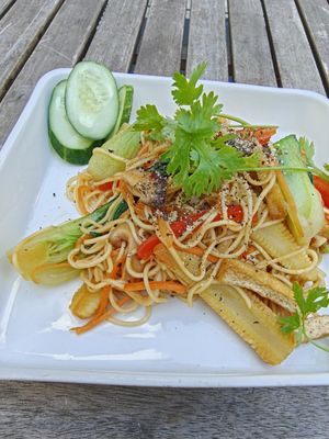 Fried Noodles. at Everyday Vegan in Da Nang