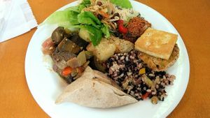 My plate at O Vegetariano in Recife