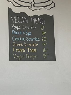 This menu changes from time to time.  at Honey & Co  in Salem