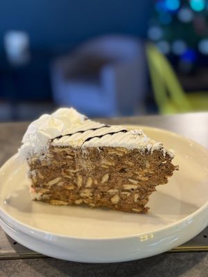 Cookie, mocha cream, soy spread, banana, coffee and vegan crean. at Bessons Coffee & Bar in Punta Arenas