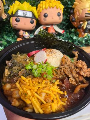 Birria Ramen at Hidden Leaf Cafe in Columbus