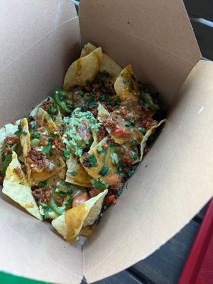 Mina-chos at Hidden Leaf Cafe in Columbus