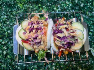 Tai Jutsu Bao Buns at Hidden Leaf Cafe in Columbus