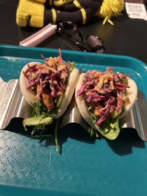 Bao buns  at Hidden Leaf Cafe in Columbus