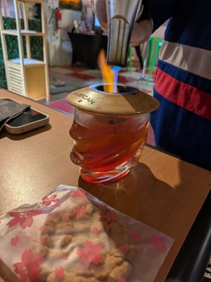 Fireball Jutsu at Hidden Leaf Cafe in Columbus