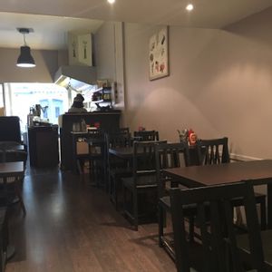 Seating area at VG in Paris