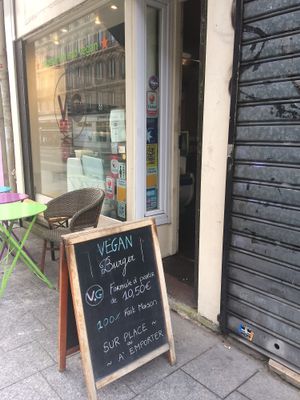 outside of shop at VG in Paris