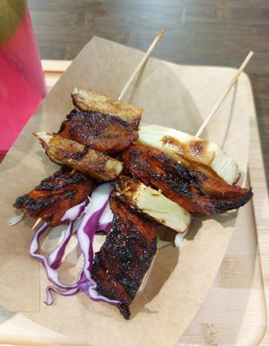 Vegetarian Skewers 素串燒 at Loft @ Green Mama 素娘娘 in Kowloon