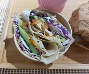 Sweet and Sour Vegetables Roll 酸甜三色卷 at Loft @ Green Mama 素娘娘 in Kowloon