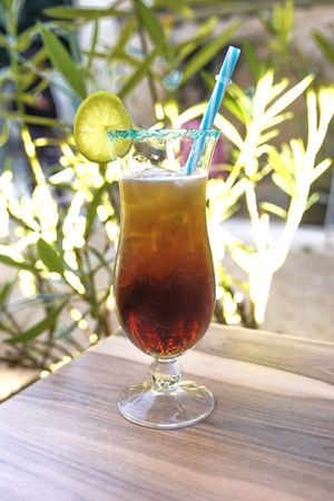 Long Island ice tea at L' Improbable in Perigueux
