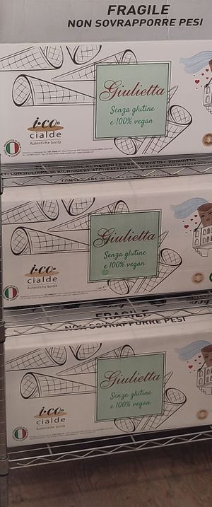 Vegan cones at Qualcosa di Buono in Moneglia