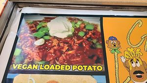 1 Vegan Item on Menu at Get Loaded in Humble