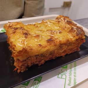 Lasagne at Veganil in Paris