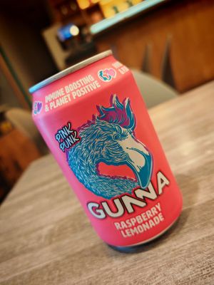 Rasperry lemonade at Veganil in Paris