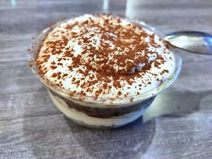 Tiramisu at Veganil in Paris