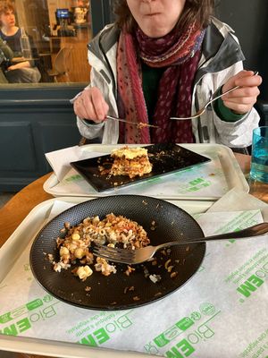 almost can‘ finish  at Veganil in Paris