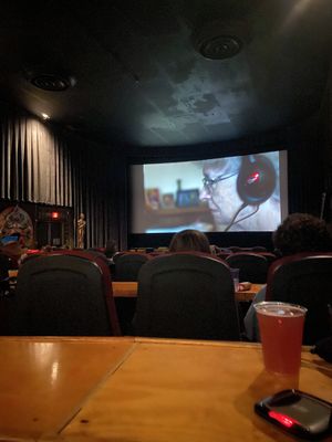 Asheville Pizza and Brewing - Interior Movie Theatre  at Asheville Pizza and Brewing in Asheville